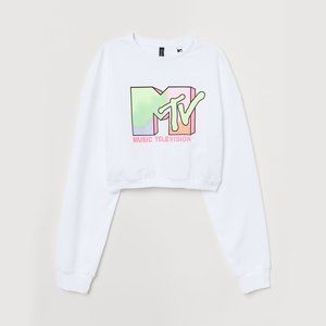 MTV • White Crewneck Sweatshirt